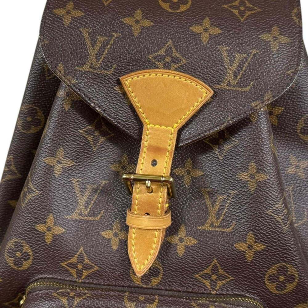 LOUIS VUITTON Authentic Brown Monogram Canvas Backpack - Picture 16 of 16